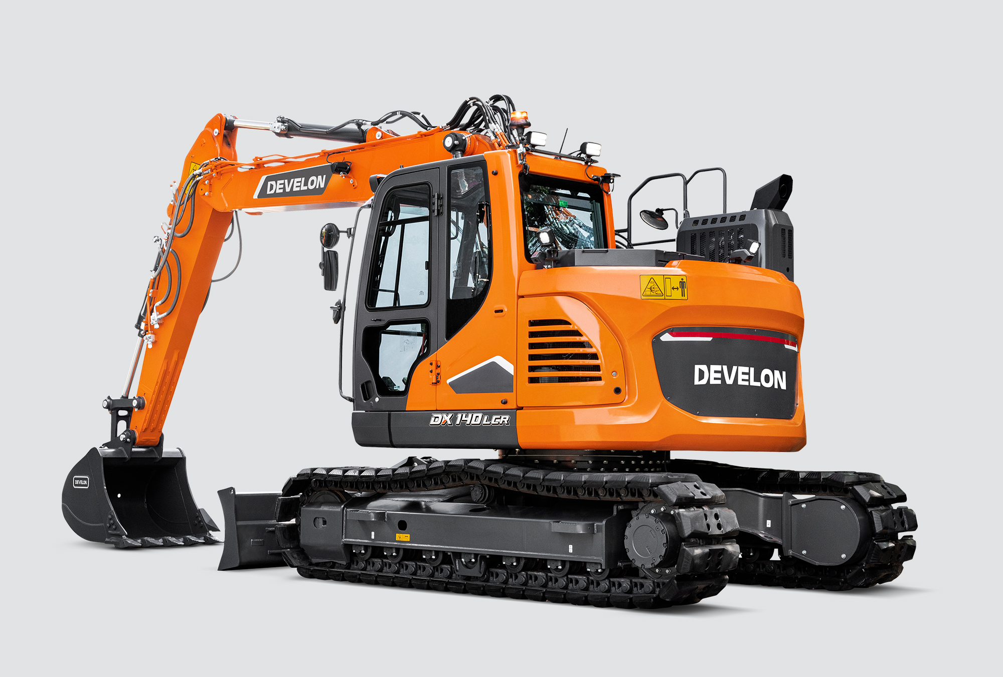 Excavadora de orugas DX140LCR-7